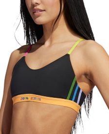 Women's PRIDE 3-Stripes Graphic Low Impact Sports Bra