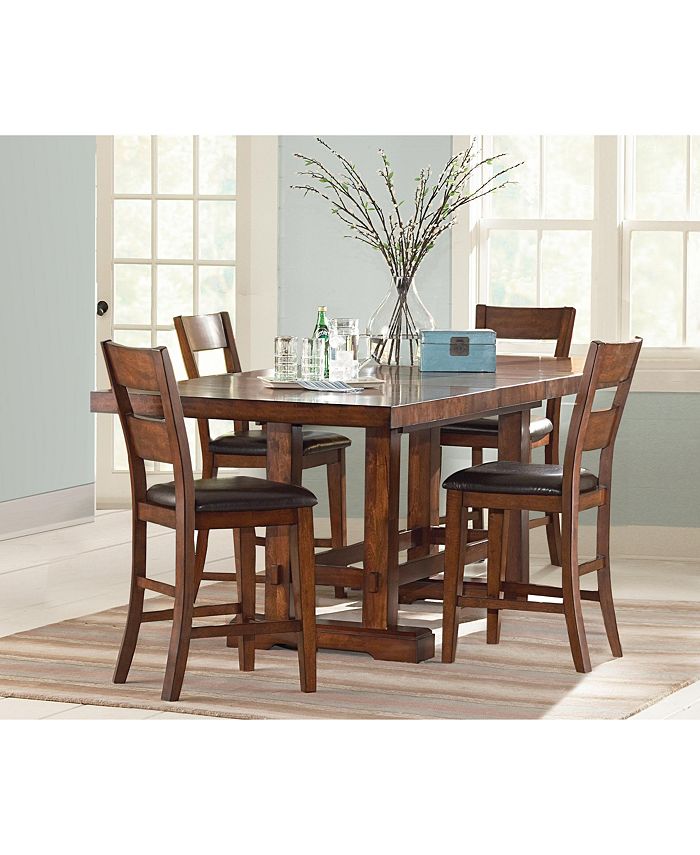 Furniture Zappa Dining 5Pc Set ( Table + 4 Side Chairs) Macy's