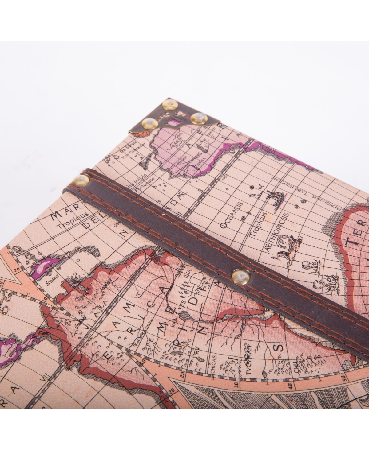 Vintiquewise Old World Map Suitcase