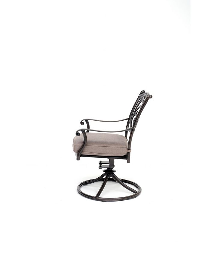 Furniture Chateau Outdoor Dining Swivel Rocker, with Outdura® Cushions, Created for Macy's Macy's