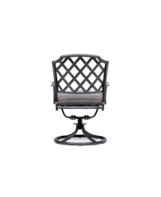 CLOSEOUT! Vintage II Outdoor Swivel Chair with Outdura&reg; Cushions, Created for Macy's