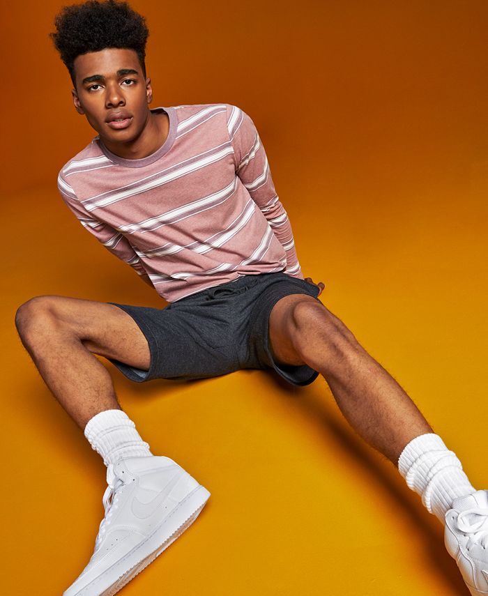 And Now This Men's Striped Long Sleeve TShirt Macy's