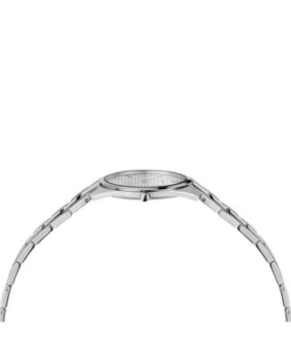 Bering Women's Ultra Slim Silver-Tone Stainless Steel Bracelet Watch 31mm