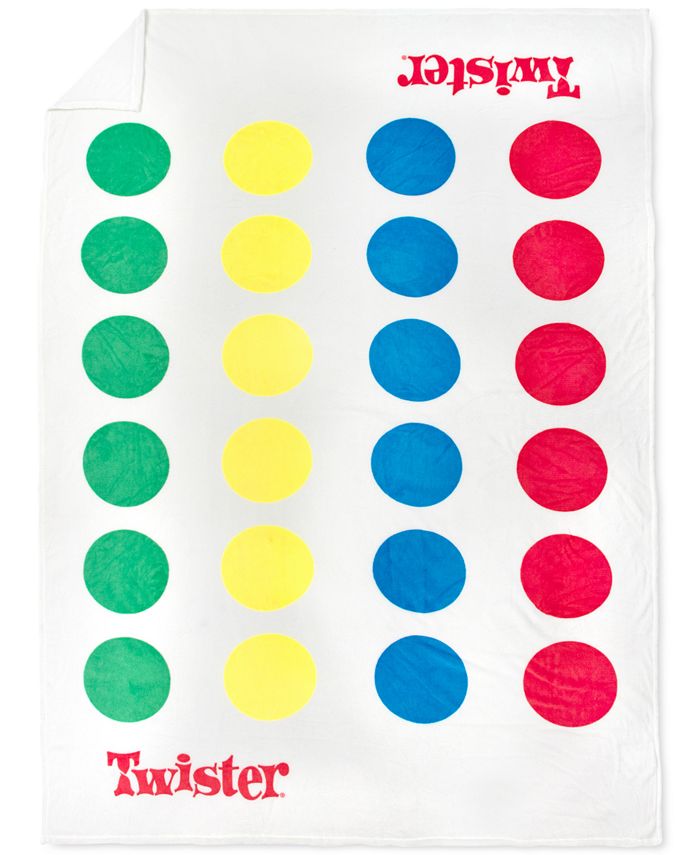 Hasbro Twister Game Blanket & Reviews Blankets & Throws Bed & Bath