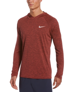 Nike Men's Men's Dri-fit Upf 40+ Heathered Hooded Rash Guard