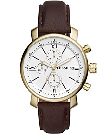 Men's Rhett Chronograph Brown Stainless Steel Watch 42mm