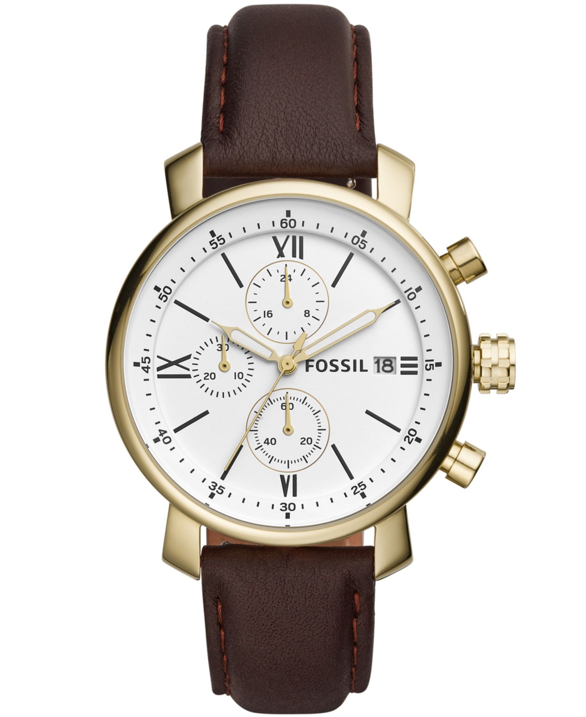 UPC 796483055797 - Fossil Men's Rhett Chronograph Brown Stainless Steel  Watch 42mm | upcitemdb.com