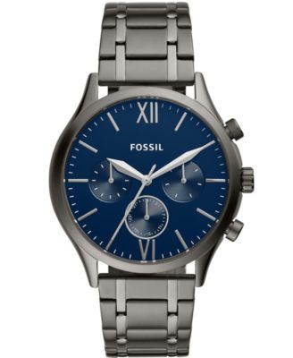 fossil gunmetal watch