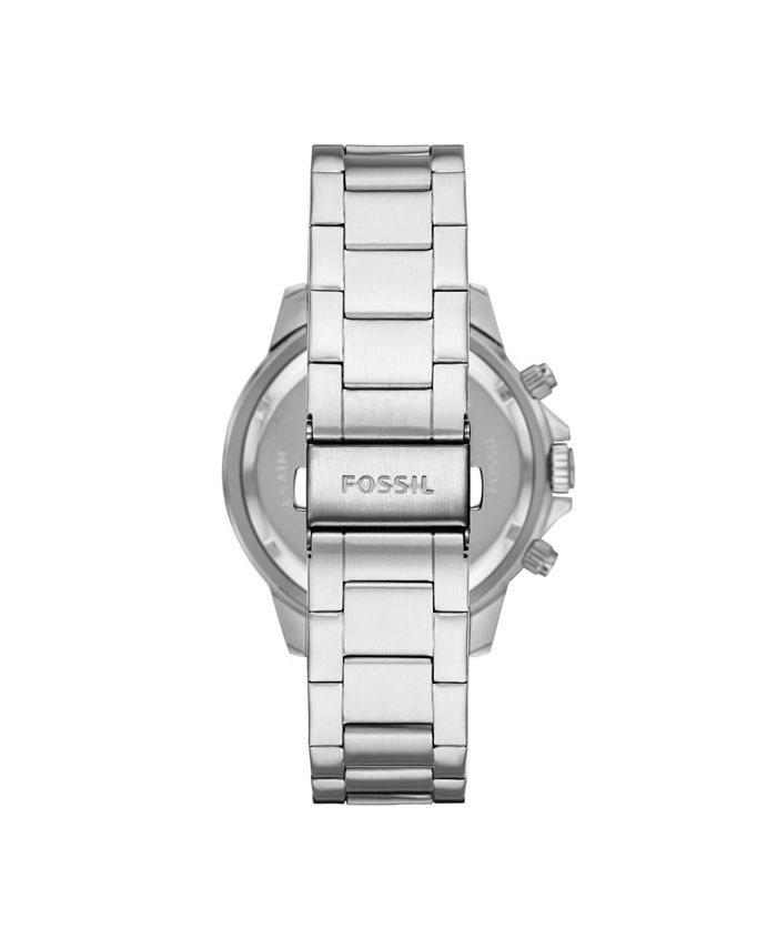 Fossil Men's Bannon Multifunction Stainless Steel SilverTone Bracelet