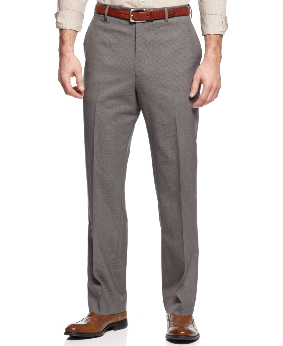 Louis Raphael Straight Fit 100% Wool Endless Comfort Solid Dress Pants