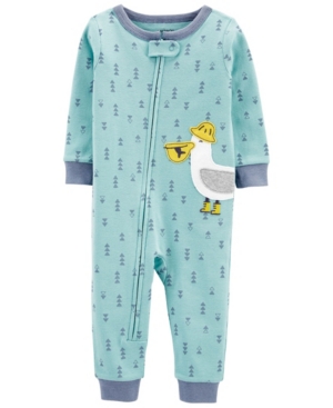 Toddler Boys Snug Fit Cotton Footed Pajama