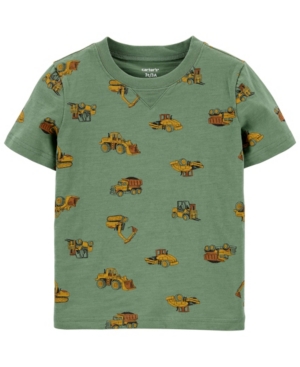 Baby Boys Allover Construction Print Knit T-shirt