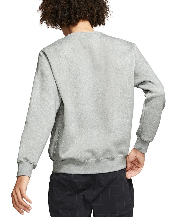 nikelab fleece crew sweatshirt