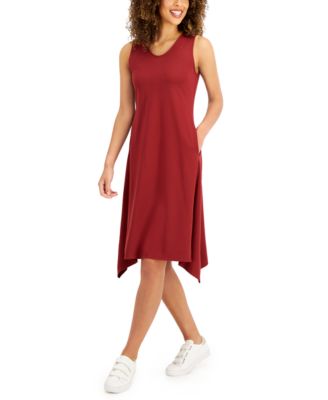 Anne Klein Serenity Knit Swing Dress In 