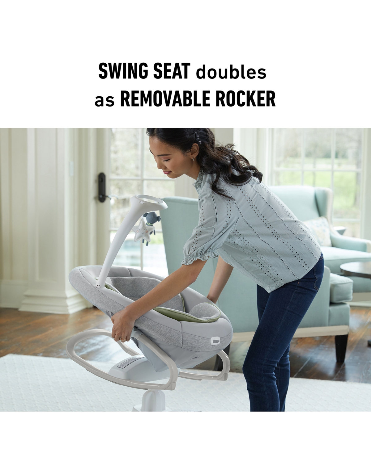Graco Soothe My Way Swing With Removable Rocker In Madden