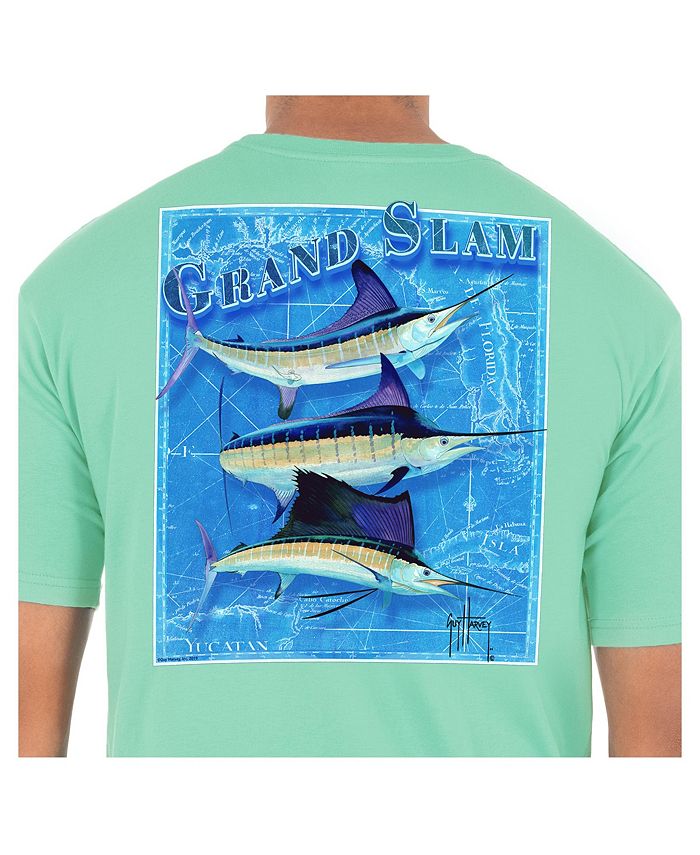 Guy Harvey Men's Billfish Grand Slam Short Sleeve Pocket Crew Neck TShirt Macy's