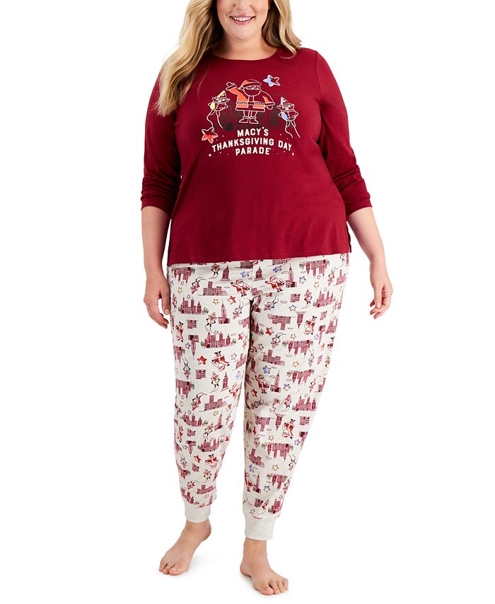 Family Pajamas Matching Women's Plus Size Macy's Thanksgiving Day Parade Family Pajama Set, Created Macy's & Reviews All Pajamas, Robes & Loungewear Women - Macy's