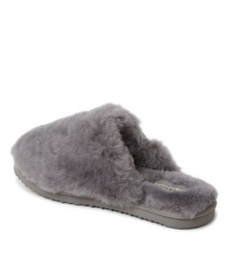 Women's Shelly Beach Genuine Shearling Fuzzy Scuff Slipper