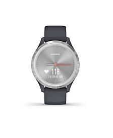 Unisex Vivomove 3S Granite Blue Silicone Strap Smart Watch 8.9mm