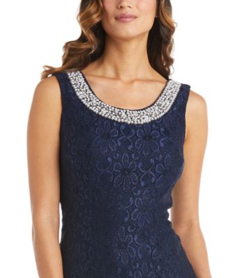 Women's Beaded Dress & Flyaway Jacket