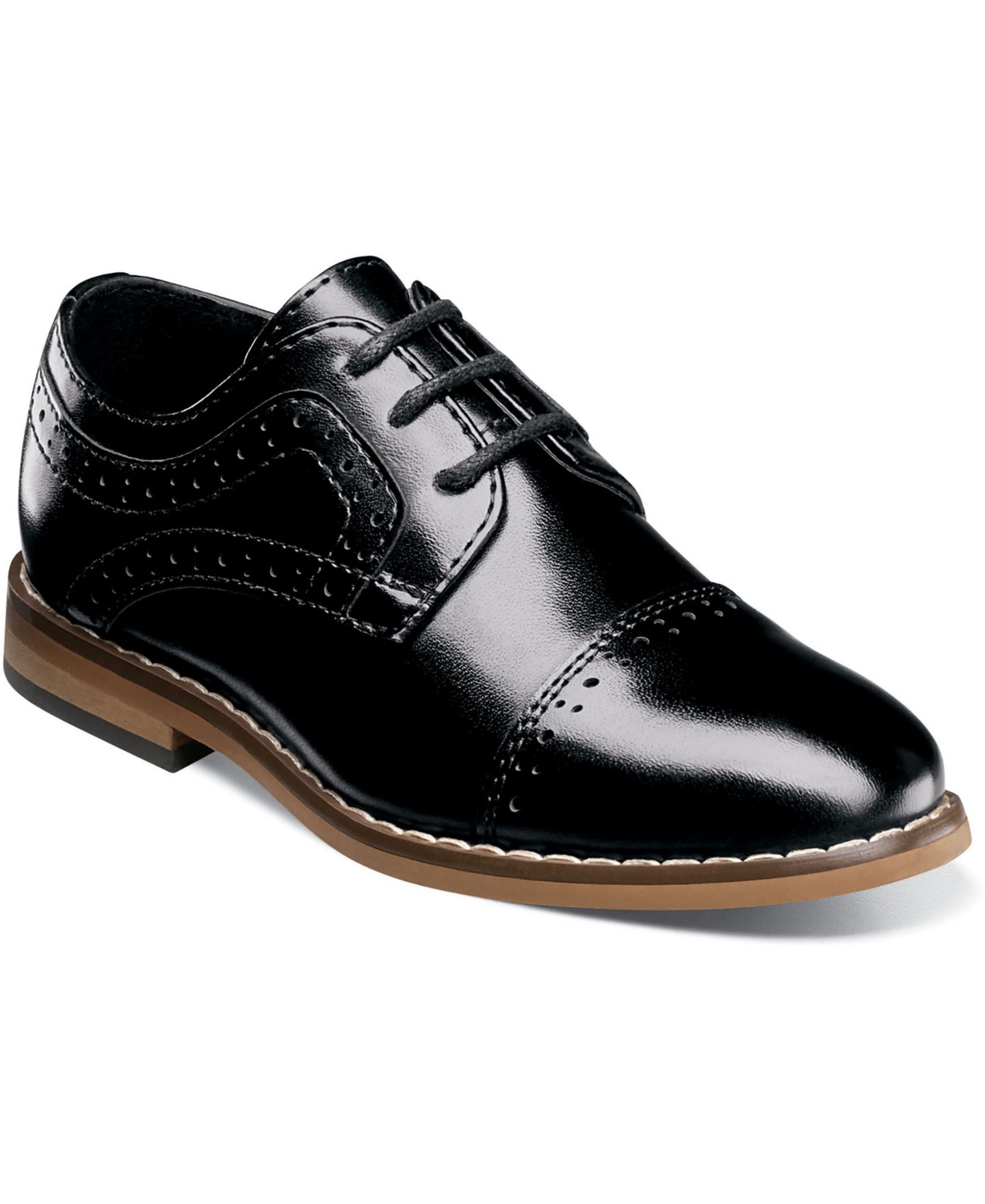 Туфли Stacy Adams Dickinson Cap Toe Oxford Shoes для мальчиков-малышей — фото 1