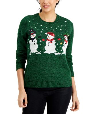 macy's ugly christmas sweater womens