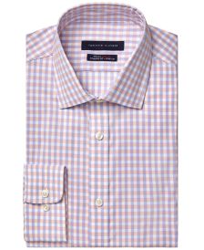 Men's Athletic-Fit THFlex Non-Iron Performance Stretch Plaid Dress Shirt