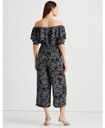 Ralph lauren cold shoulder jumpsuit sales