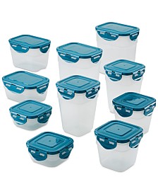 Stacking 20-Pc. Food Storage Container Set