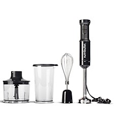 Immersion Blender with Blending Cup, Chopper & Whisk Attachments