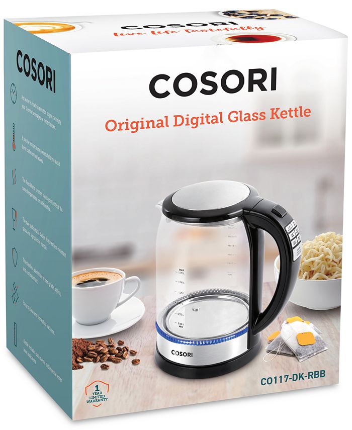 Cosori Original Digital 1.8Qt. Electric Glass Kettle Macy's