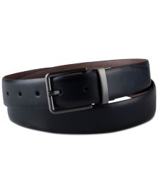 Men's Reversible Textured Dress Belt, Created for Macy's 