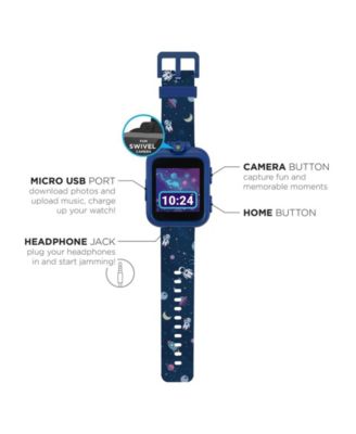 Playzoom Kid's 2 Spaceman Print Tpu Strap Smart Watch 41mm