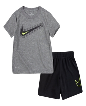 Nike Little Boys Value T-shirt and Shorts Set 2 Piece