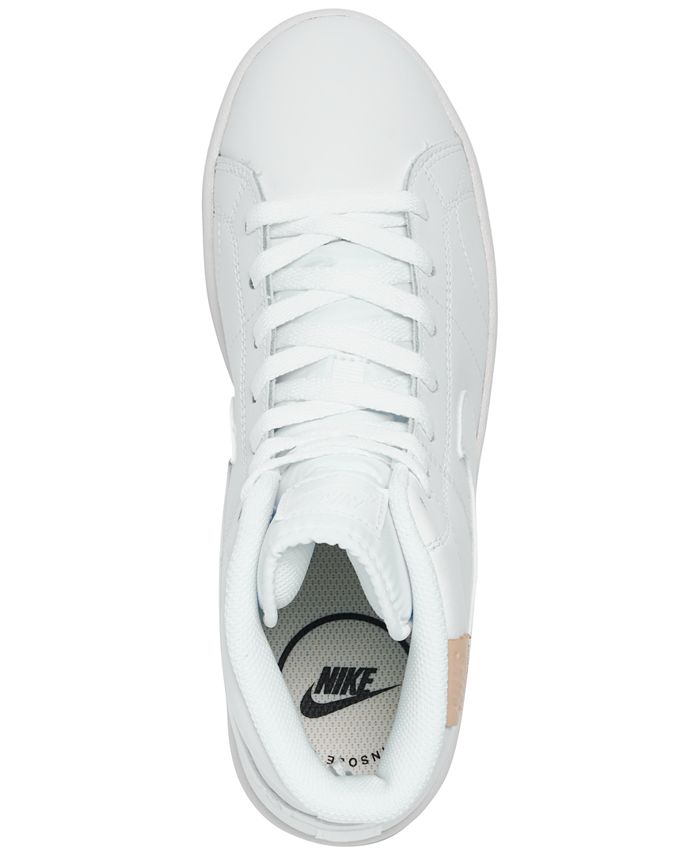 Nike Women #39 s Court Royale 2 Mid High Top Casual Sneakers from Finish