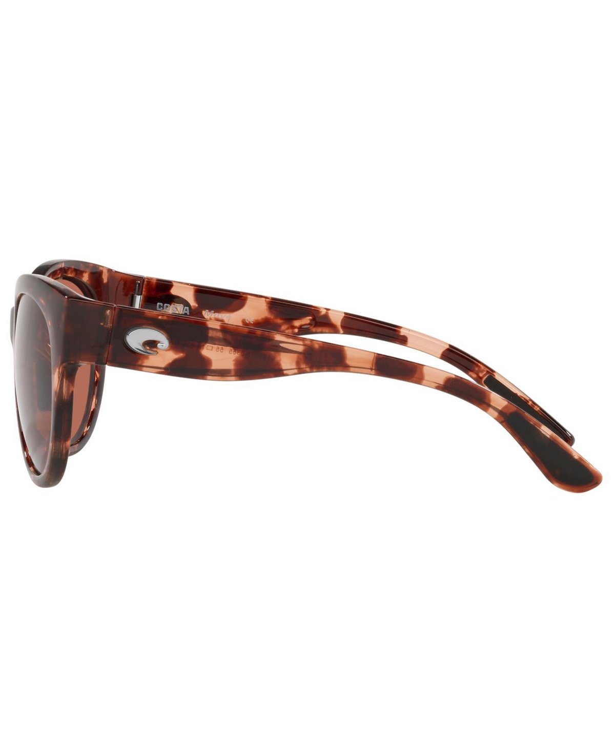 Shop Costa Del Mar Maya Polarized Sunglasses, 6s9011 55 In Shiny Coral Tortoise,copper P