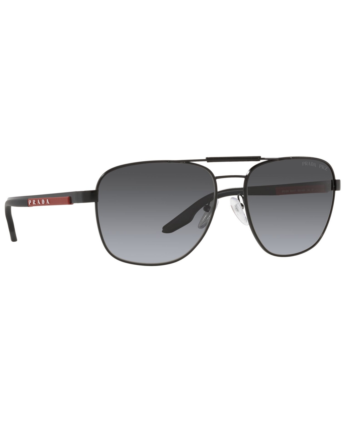 Shop Prada Men's Polarized Sunglasses, Ps 53xs 60 In Matte Black,polar Grey Gradient