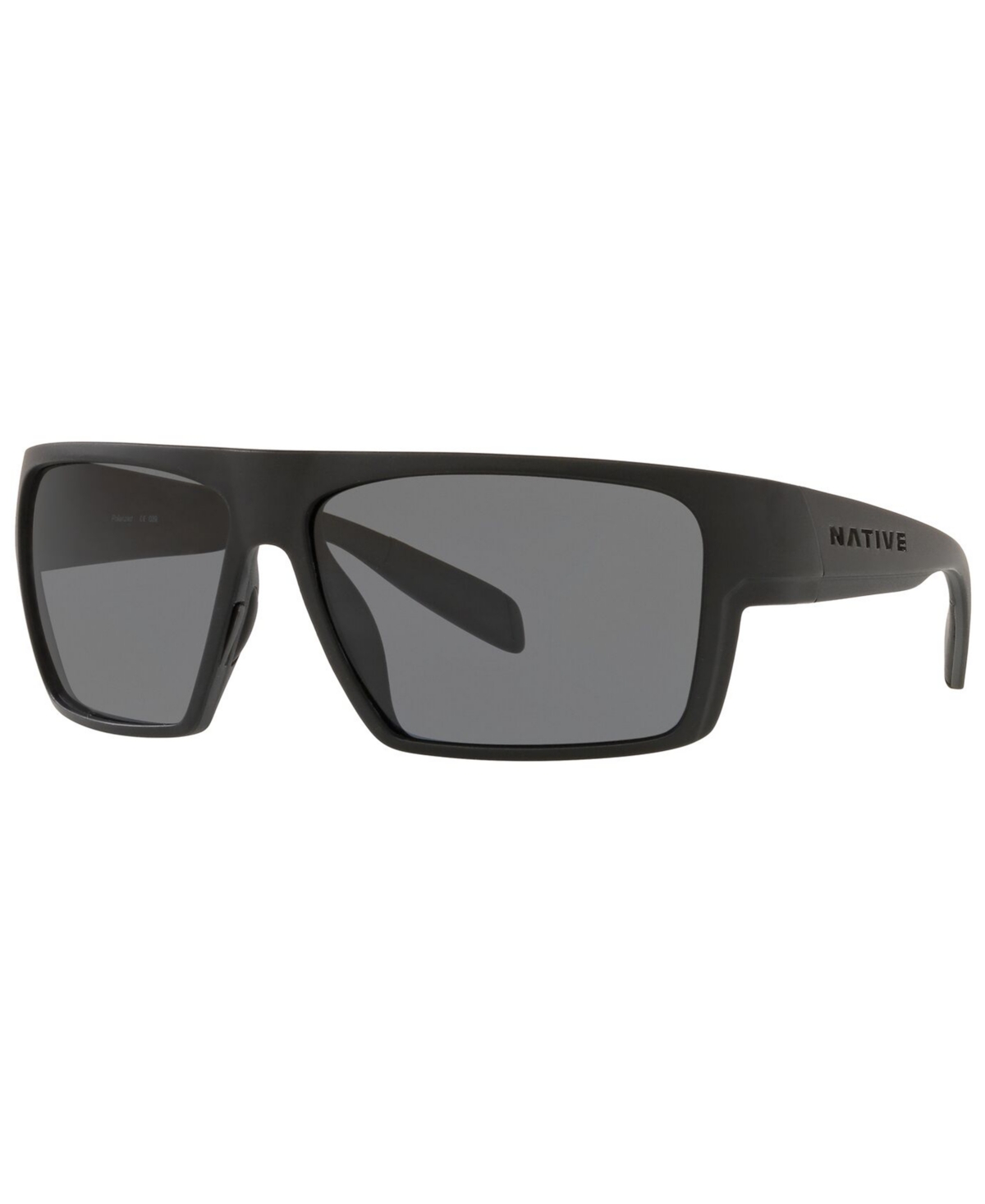 Native Men's Polarized Sunglasses, XD9010 62 - BLACK/LIME GREEN/BLACK/GREY