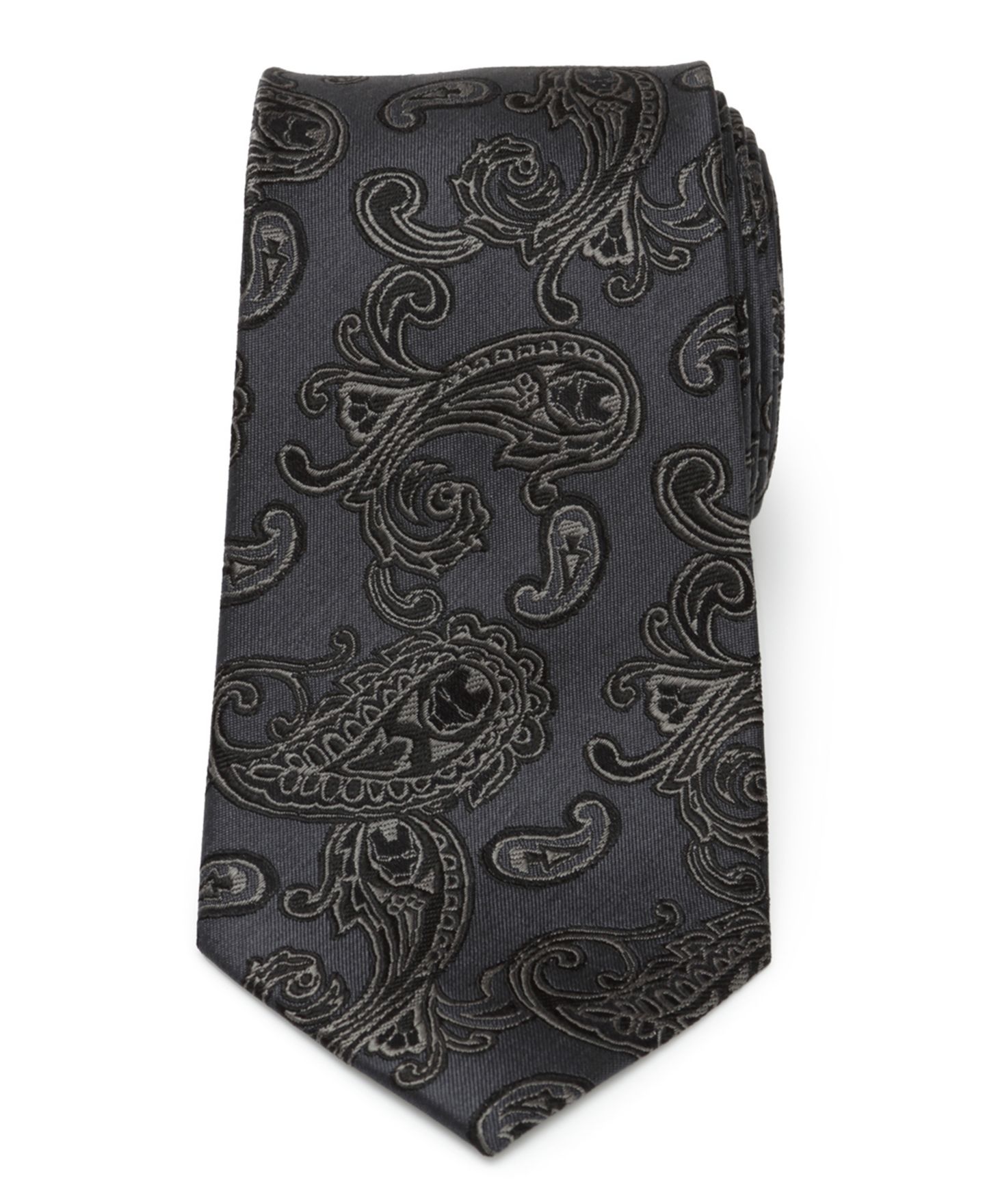 Мужские галстуки Marvel Iron Man Paisley Tie, цвет: Серый — фото 2