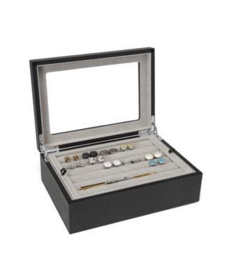 Men&#39;s Onyx Cufflinks Collector&#39;s Case