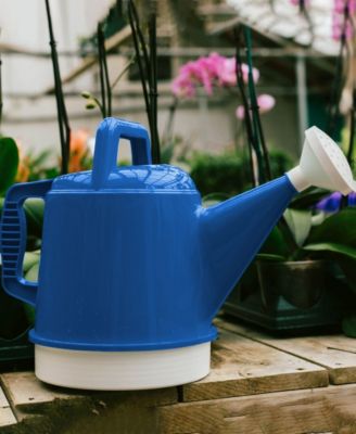 Deluxe Plastic Watering Can, Classic Blue, 2.5 Gallon