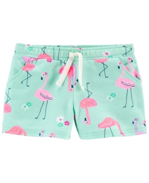 Toddler Girls Flamingo Pull-On French Terry Shorts