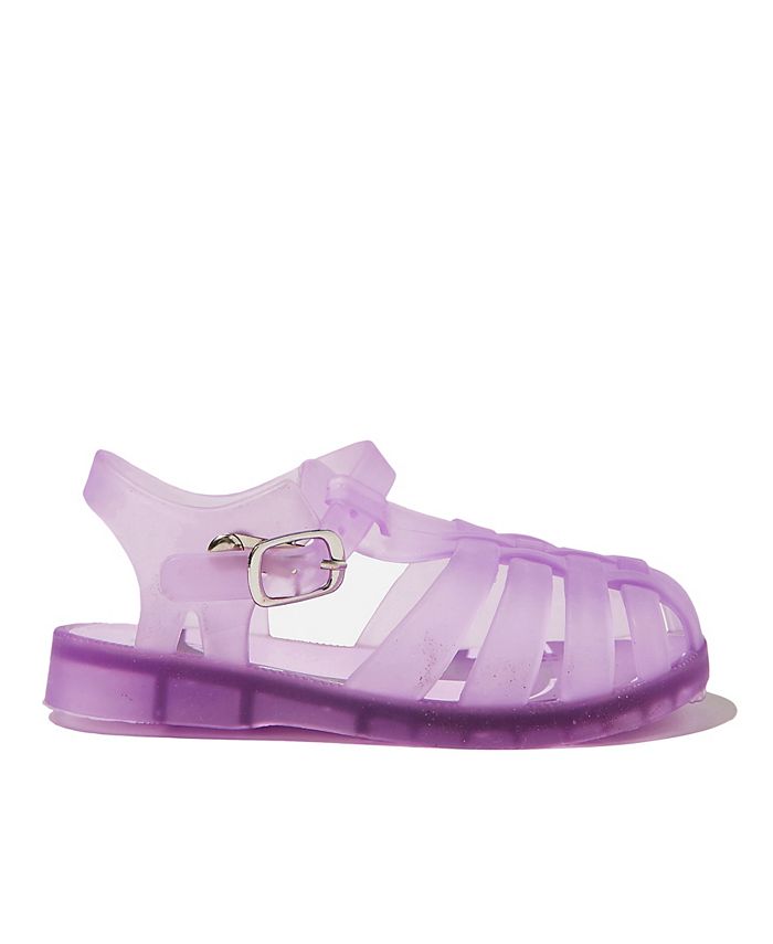 COTTON ON Little Girls Mini Amalfi Frosted Jelly Sandal & Reviews - All ...