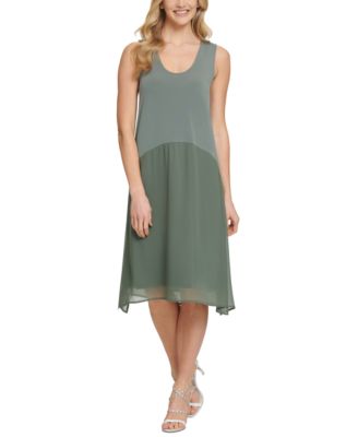 dkny asymmetrical dress