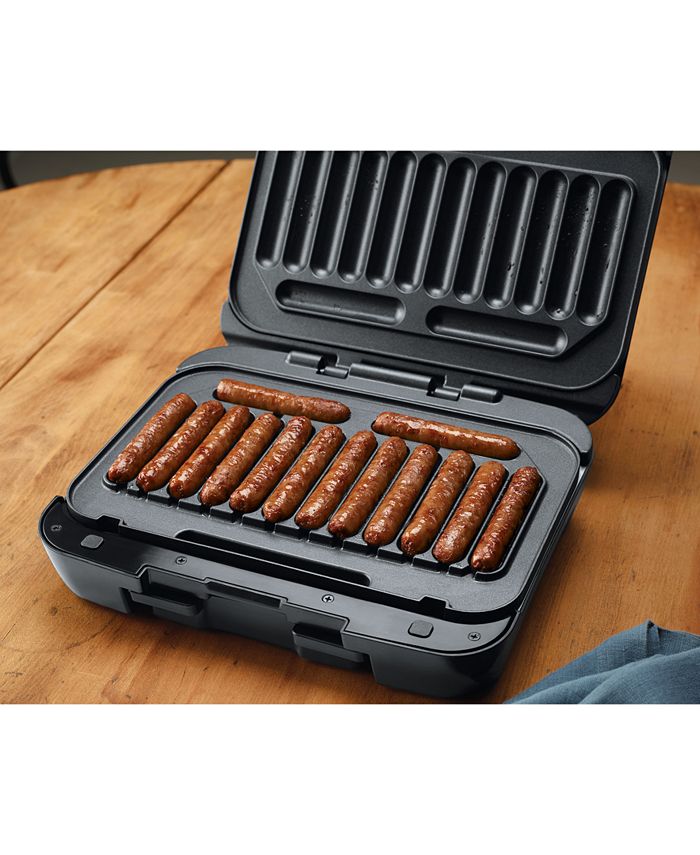 Johnsonville BTG0500 Sizzling Sausage 3in1 Indoor Electric Grill Macy