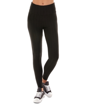 Ultra Flirt Juniors' Textured High-Rise Leggings