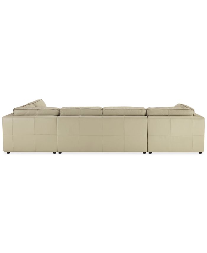 Furniture - Nicholden 3-Pc. Leather Sectional