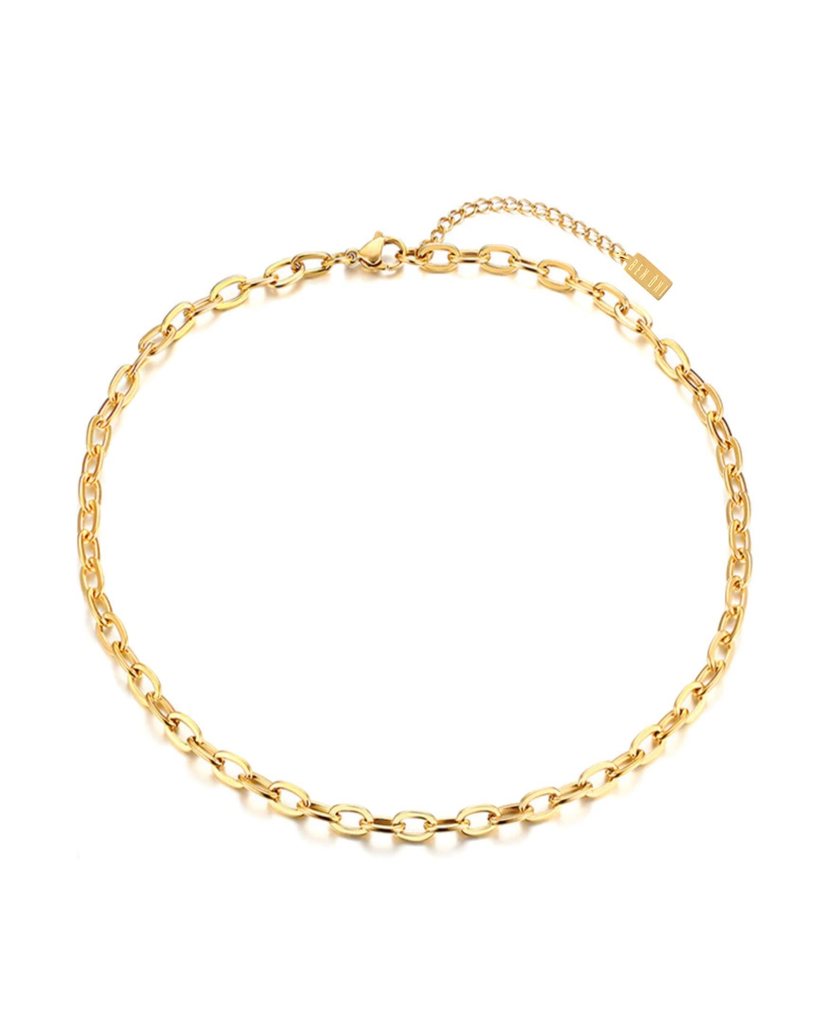 Classic Anti-Tarnish Cable Chain Necklace - Gold