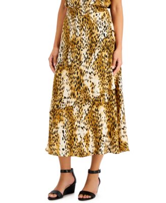 macy's black maxi skirt