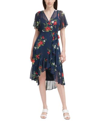 Calvin Klein - Petite High-Low Midi Dress